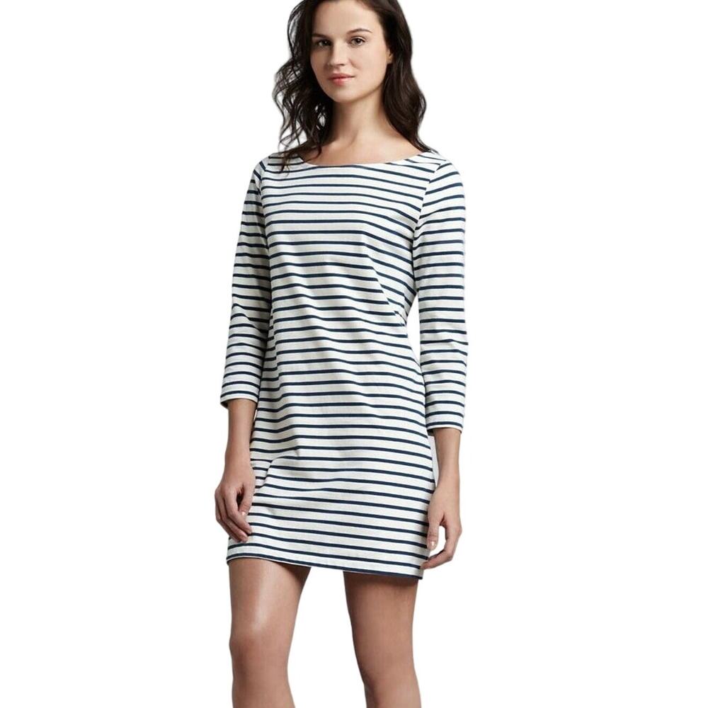 Joie Winberry Striped Knit Dress Boat Neck Women's Size small